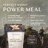BodyHealth PerfectAmino Power Meal Shake New Dark Chocolate Flavor with MCT Oil Carb 10 and Perfect Amino Protein Base (20 Servings) view 4