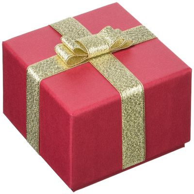 TAKEMEKI Gift Box (Red) S Size Gold Ribbon