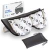 ZOMAPLE Heated Eye Mask, Grey  Soothing Moist Heat for Dry, Tired Eyes  Quick Microwave Prep, Adjustable Strap, Travel Pouch & Plush Washable Cover  Reusable, Cord-Free Warm Compress for Eyes view 1