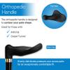 RMS Left Hand Walking Cane with Palm Grip Orthopedic Handle - Fit Individual's Palm Naturally - Ideal for Arthritis or Carpal Tunnel Syndrome view 2