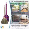 38" Thailanf Natural Grass Broom Bamboo Stick Handle for Sweeping Dirt, Dust, Garbage, Debris view 4
