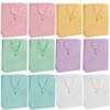 Fun Express - Large Pastel Gift Bags for Party - Party Supplies - Bags - Paper Gift W & Handles - Party - 12 Pieces view 1