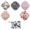 5 XS Panty Liners 1 Wet Bag Cloth Menstrual Pads Reusable Washable (Butterflies, XS Panty Liners) view 1