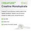 SteelFit Creapure Creatine Monohydrate Powder, Unflavored - German Micronized Creatine Powder for Men & Women - Gym Workout Nutritional Supplements for Muscle Gain, Brain Health & Strength Building view 3