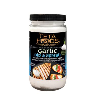 Mediterranean Garlic Dip & Spread 12 oz - Toum (1)