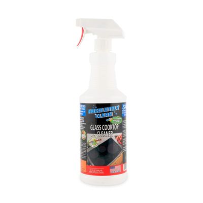 Absolutely Clean Amazing Ceramic & Glasstop oven cleaner heavy duty- Fume Free & Scratch Free - Streakfree - Powerful, Natural Enzymes - USA Made (32 oz)