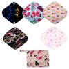 5 Small Panty Liners 1 Wet Bag Cloth Menstrual Pads Reusable Washable (Flamingo, S Panty Liners) view 1