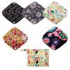 5 Small Panty Liners 1 Wet Bag Cloth Menstrual Pads Reusable Washable (Flowers, S Panty Liners) view 1