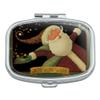 Christmas Holiday Santa Joy to The World Rectangle Pill Case Trinket Gift Box view 1