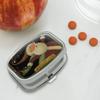 Christmas Holiday Santa Joy to The World Rectangle Pill Case Trinket Gift Box view 2