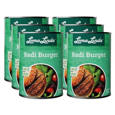 Loma Linda - Plant-Based Meats (Redi-Burger (15 oz.), 6 Pack)