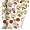GRAPHICS & MORE Christmas Holiday Cherry Cherries Red Green Gift Wrap Wrapping Paper Roll view 1