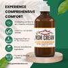 Grace Harbor Skin Muscle & Joint Rub  Premium Whole Body Therapy to Comfort Back, Neck, Hands, Feet  Soothing MSM, Vitamin E & Goat Milk  Unscented 4oz Cream (3 Pack) view 2