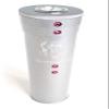 Aficionada Style Aluminum Cigar Humidor - Fuchsia view 1