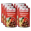 Loma Linda Vegetarian Burger, 37.5 oz  Plant-Based Protein, Shelf-Stable, Vegan & Non-GMO, Ready-to-Serve Meal Option (6 Pack) view 1