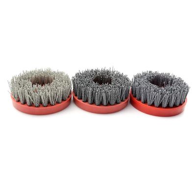 109 mm M14 USA Thread 4" Antique/Antiquing Abrasive Brush for marble granite (thread 5/8-11, grit 120)