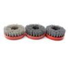 109 mm M14 USA Thread 4" Antique/Antiquing Abrasive Brush for marble granite (thread 5/8-11, grit 120) view 1