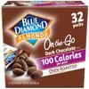 Blue Diamond Almonds Dark Chocolate Cocoa Dusted Snack Nuts, 100 Calorie Packs, (Pack of 1, 32 Count Toal) view 3