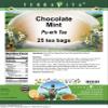 Chocolate Mint Pu-erh Tea (25 tea bags, ZIN: 530110) view 2