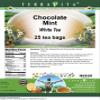 Chocolate Mint White Tea (25 tea bags, ZIN: 530102) view 2
