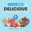 Simply Desserts Vanilla, Strawberry & Chocolate Instant Pudding, Sugar-Free, Variety 6-Pack Healthy Dessert, Keto Snacks, Vegan & Diabetic-Friendly, Kosher, 1.7 Oz Ea view 3