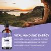 VIMERGY USDA Organic Zinc Supplements for Women & Men (7.5mg Liquid Zinc Per Serving) Fast-Absorbing Immune Support, Promotes Healthy Bones & Skin, Vegan, Up to 57 Servings (115 mL) view 2