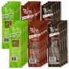 Primal Spirit Vegan Jerky - Seitan Power Pack, 10 g. Plant Based Protein, Certified Non-GMO, No Preservatives ("The Classics" Teriyaki, Thai Peanut, and Mesquite Lime, 24-Pack, 1 oz) view 1