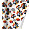 GRAPHICS & MORE Personalized Custom Autism Awareness 1 Line Gift Wrap Wrapping Paper Roll view 1