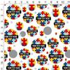GRAPHICS & MORE Personalized Custom Autism Awareness 1 Line Gift Wrap Wrapping Paper Roll view 2
