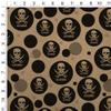GRAPHICS & MORE Personalized Custom Skull and Crossbones 1 Line Premium Kraft Gift Wrap Wrapping Paper Roll view 2
