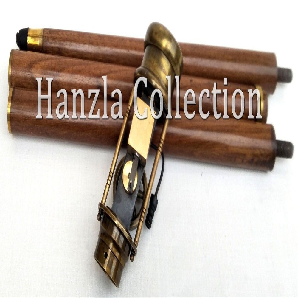 Mahira Nautical Brass Working Steam Engine Handle Wooden Walking Stick Vintage Antique Canes