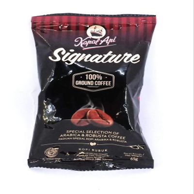 Kapal Api Signature Ground Coffee, 60 Gram (Pack of 3)