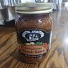 Amish Wedding Kettle Cooked Salsa, Thick and Chunky Pack of 2 14.5 ounce Jars, Peach view 2