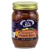 Amish Wedding Kettle Cooked Salsa, Thick and Chunky Pack of 2 14.5 ounce Jars, Peach view 4