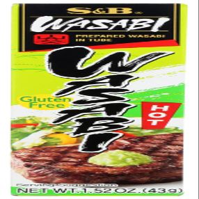 [ 6 Packs ] S&B Prepared Wasabi Paste In Tube 1.52 oz