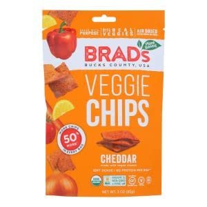 Brad's Raw Fds Raw Chips - Chddar - Cas f 12-3 z. - Bulk Buy