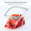 20pcs Ice Bag Cooler Pouches - Reusable and Resealable w/ Ziplock Seals, Holds up to 9lbs Ice Cubes or Food, Used as Cold or Hot Compress - NutriChef view 4
