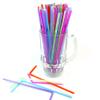 150 Ct Flexible Bendy Long Straws Plastic Party Bar Drinking Supplies Fun Colors view 1