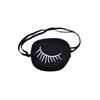 1PCS Black Silk Wadding Eye Piece Shading Adjustable One Eye Patch Strabismus Corrected Amblyopia Sponge Eye Paste Visual Recovery Cover Pads Blinders for Adults view 1