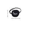 1PCS Black Silk Wadding Eye Piece Shading Adjustable One Eye Patch Strabismus Corrected Amblyopia Sponge Eye Paste Visual Recovery Cover Pads Blinders for Adults view 3