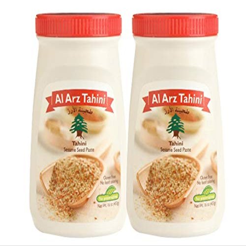 Al Arz Tahini Sesame seed paste, 2 Pack (16 Oz Each)