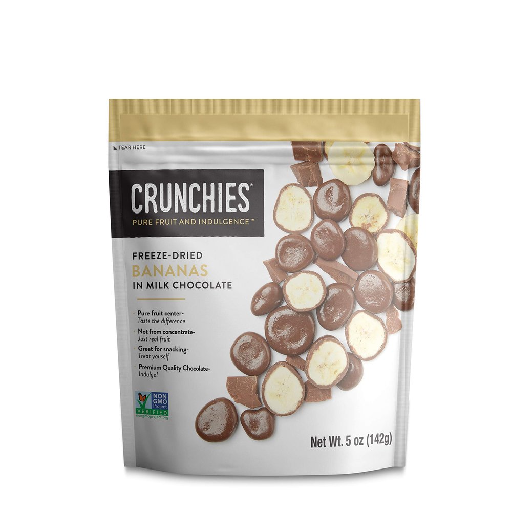 Crunchies Milk Chocolate Covered Freeze-Dried (Bananas)