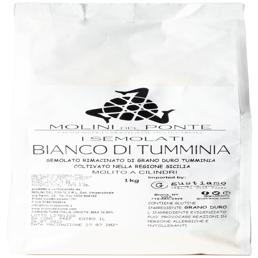 Ancient Grain Tumminia Durum Wheat Flour - Molini del Ponte, Castelvetrano, Sicily