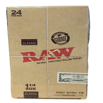 RAW CLASSIC 1 1/4 PAPER 24CT