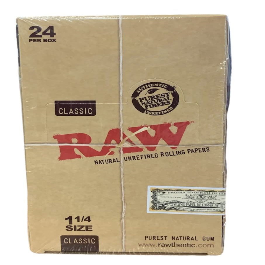 RAW CLASSIC 1 1/4 PAPER 24CT