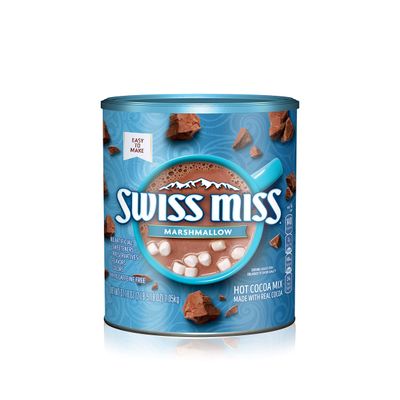 Swiss Miss Marshmallow Hot Cocoa Mix Canister, 37.18 oz. (Pack of 12)