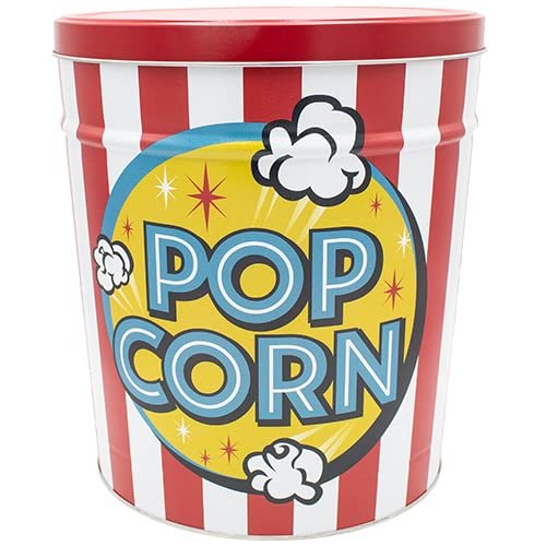 C.R. Frank Popcorn - Gourmet Popcorn Tin, 3.5 Gallon, Freshly Popped (All Caramel)