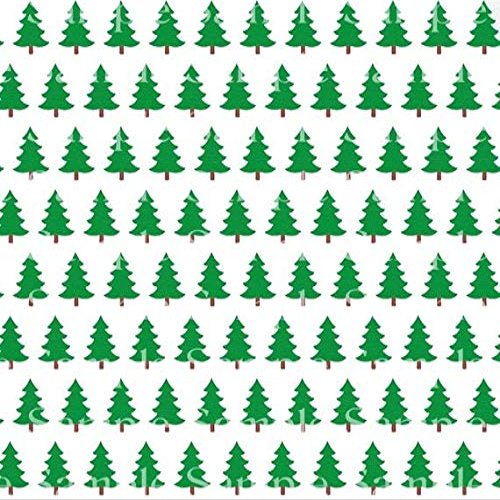 1/2 Sheet - Christmas Trees Winter Birthday - D24233 - 2D Edible Cake/Cupcake Party Topper - D24233