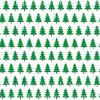 1/2 Sheet - Christmas Trees Winter Birthday - D24233 - 2D Edible Cake/Cupcake Party Topper - D24233 view 1