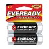 Eveready Super Heavy Duty C Zinc Carbon Batteries 2 pk Carded view 1